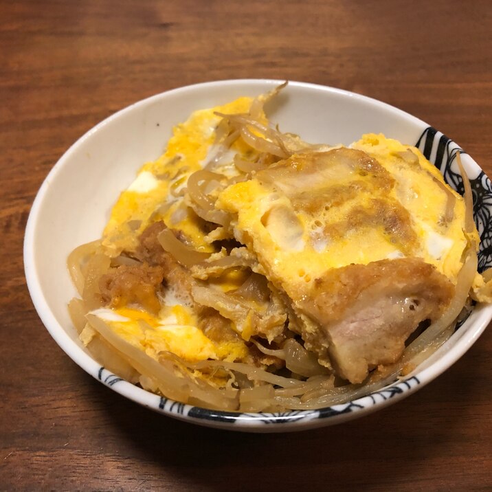 玉ねぎなし！もやしと大根入りかさ増しカツ丼